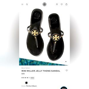 Women’s Tory Burch Jelly Thong Sandals